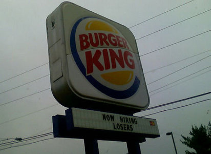  Burger King is now hiring!