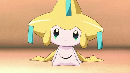  I think Jirachi is the cutest Pokemon and here's why: Jirachi is like a little baby star. She (It looks like a girl) can grant wishes. Jirachi used to be my 最喜爱的 Pokemon. I have a Jirachi plushie in my room.