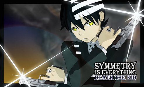  I'm alot like Death the Kid from soul eater I'm a perfectionist and I have black hair plus I cinta the M9 Beretta :3