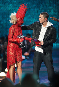  I don NOT accept her dressing style, nor her music, nor her, so... No, forget these. [b]I BLOODY HATE HER![/b] Even Eminem is concerned about her.