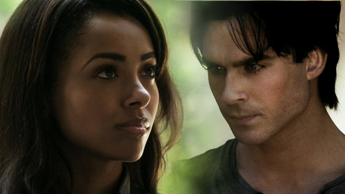  Damon Salvatore and Bonnie Bennett. They are both: cool, cute, amazing, powerful, strong, beautiful & awesome. I think they will be the best couple- in libros and on TV show, too. It's on my mind nowadays, but one día it happens, I hope. ; D