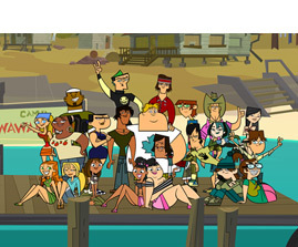  I spend most of my time in a lot of the Total drama island clubs ^^