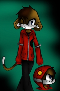 Name: Kureij (Crazy in Japanese 8D)
Species: I had trouble myself identifying what species Kureij is..I think it's a monkey >w>
Age: 14-16
Powers: Doll possession, he can possess peoples body like a puppeter but cannot acess their minds
Weapon: Nothing really
Likes: Errr...he likes his friends and stuff, AND PIZZA!
Dislikes: Spinach and evil
Which team: Any
Prize: 10 wishes 8D