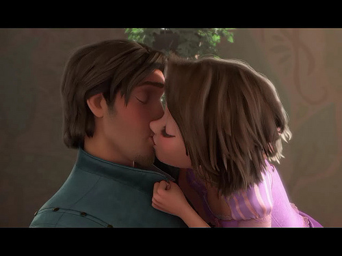  i like his look. when rapunzel gave eugene a kiss, he's like: whoah! then he's like: okay.