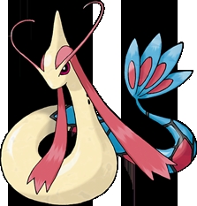  I'd probably be a Feebas, starting of as a shy humble thing, then one araw I'll evolve into a Milotic and be stronger!!!!
