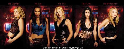  Can anyone give me (in order in pic from left to right)Piper Perabo (violet),Tyra banks(zoe),Maria bello(lil),Bridget moynahan(rachel),Izebell miko(cammie)in tdi form または atleast one in tdi form from coyote ugly my fav movie?