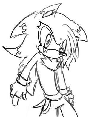  my character well hes not that bad im just kiding he is bad one hes shadow the hedgehog son his name is scar the hedgehog he can kill everyone with his own soul