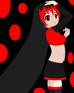  her name is ren oni-chan, she is 16. she love's CHERRY'S SHE IS OBSESED WITH WINE she is mean,smart,violent,and she love's gun's. she is not a hedgehog i will make her into one if anda want me to!!!!!