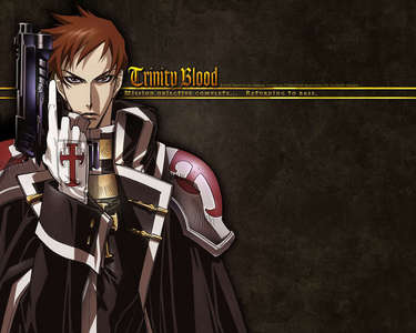  Tres from Trinity Blood! He's so cool and I upendo their outfits!!!!
