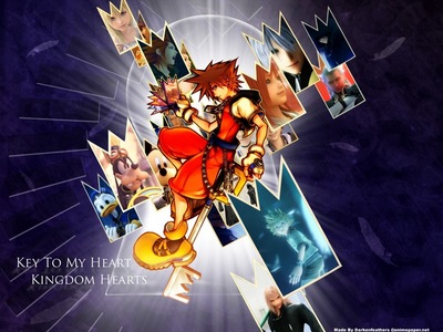  maybe she should fall out of the sky just like sora and riku did and then come to and ask for them to come with her.