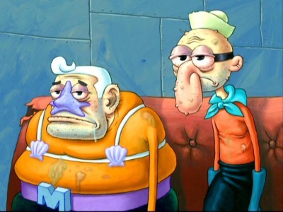mermaid man and barnacle boy,they're just funny old G's 