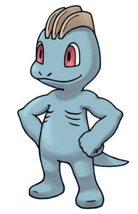  On my Mystery Dungeon Тест I got a Machop. I like machop, it's strong.