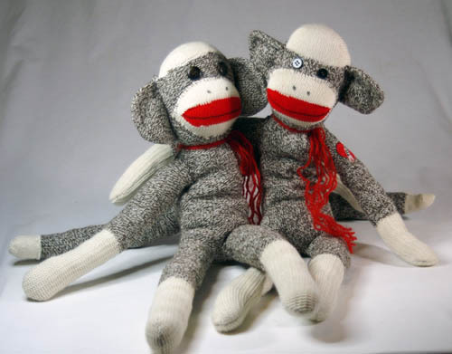  always and forever the one and only socke monkeys ♥