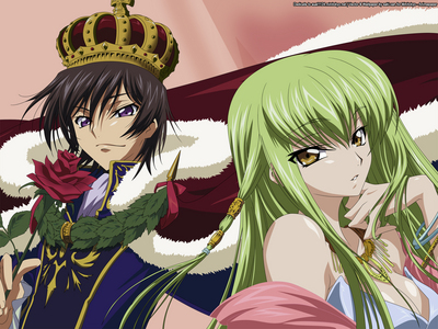  There so many of theme... this one of my favorite,Lelouch and C.C from Code Geass ^_^