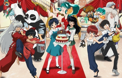  my избранное are inuyasha, ranma 1/2, and urusei yatsura. there are all created by rumiko takahashi. heres a pic of them all in Аниме veraion together created for rumiko.