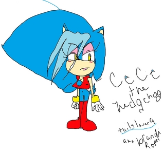 i have a fan chara her name iz cece the hedgehog id love to show you but i dont have a scanner:(