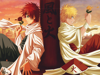  ya it Naruto and gaara( the l’amour of my life ^-^)