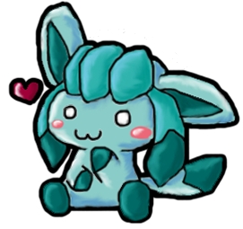 I HEART ICE POKEMON BECAUSE THEY'RE COOL LOL. ESPECIALLY GLACEON :)
