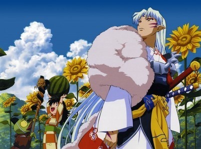 well since someone else took my idea of a dif inuyasha summer pic (its ok)i got another. sesshomaru and rin