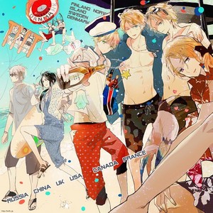  I want a 黑塔利亚 summer~! That, and Canada looks hot in this pic! <33