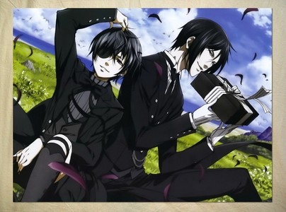  Black Butler (Тёмный дворецкий) Idk i dont have lot of pic of (an anime) of theme just chilling