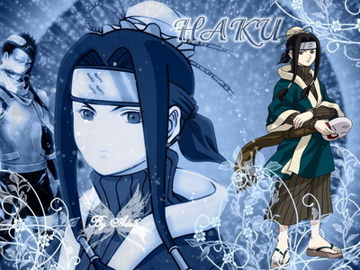  I think Haku from NARUTO -ナルト- is a cutie, I miss him :(!!
