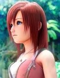 I would be Kairi from Kingdom Hearts I'm not sure if this counts as an anime but I'm guessing it does.