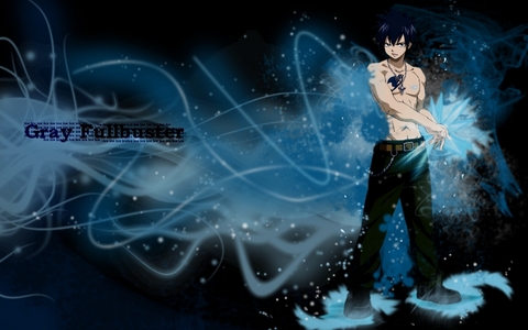  Gray fullbuster he is good looking.And he uses a awesome element ice!:)