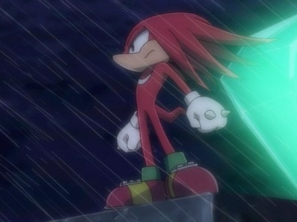  My fave Sonic chara of all time has to be Knuckles. Why? well he's got a great vocie actor, he's really funny and easy to trick!