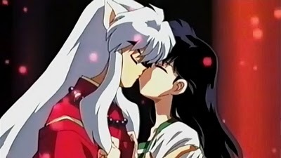  When 犬夜叉 turned into a full demon, and he was going crazy and no one could get through to him... then Kagome kissed him and he turned back into a half-demon.