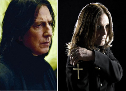  Does Professor Snape look like Ozzy Osbourne?