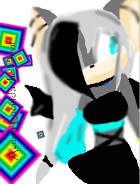  Name: Lucinda 'Akuma' the Bat Age: 19 Gender: Female(I assumed I could since there's already a male :\) Species: Bat Looks: Silver-grey medium length hair, with a black spot covering her left eye. Teal-ish eyes, and pale skin. vacht, bont is darker grey than her hair. She's dressed in a strapless top, boven that cuts off, then forms a 'X' over her stomach, and a black skirt. Boots right above her ankles, all black with taling, groenblauw heels. She has an arm warmer on her left arm that covers her hand, and has goud rings on white gloves. Personality: Sweet, overly optimistic, and kind. Although she lets off a scary aura, and looks rather devil-ish she's not. She has a major personality flaw of sometimes being too bubbly for her own good, but has a seriousness about her at the same time. She hates no one, but dislikes her step-sister and many evil things, making her prone to disobedience. She is also very mischievous, so that seeks trouble as well. Relationship: Single.