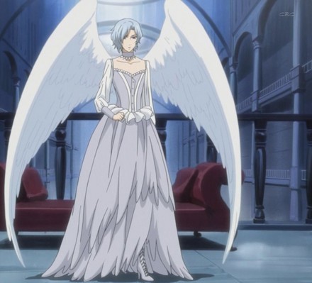  Angela from black butler, i know she means well, but she seems like the villain type.