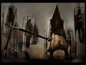  I don't even think Pyramid Head has an actualy story behind it. In Silent холм, хилл 2, it is a voilent monster, which betrays James' 'other half' или something? In Silent Hill: Homecoming, he acts as a judge или some sorts. If a person 'deserves to die' (in his eyes), it'll hunt down that person and kill him. And as for the helmet... PH's creators wanted a 'humanlike' monster with a mask on. But then they realized it would be nothing еще then a man wearing a mask. They decided to give PH a шлем shaped еще like a triangle, to make it look еще disturbing. With sharp edges, etc etc, to hurt PH itself wearing it. Once Ты wear the helmet, Ты can't take it off, and your a Pyramid Head. Golly, huh?