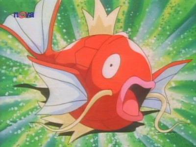 When I was small I still have Pokemon Yellow, I used the master ball on a Magikarp . T~T