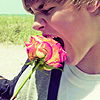 Here is Justin eating a flower
Gross!