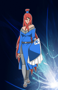  Anime:Nauto shippuden character:5th Mizukage Her hair is so pretty and long and her hairstyle!!