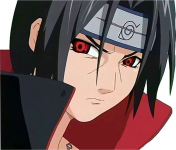 Itachi(from Naruto of course!) has red eyes.