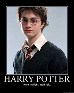  Harry Potter pwns Twilight.