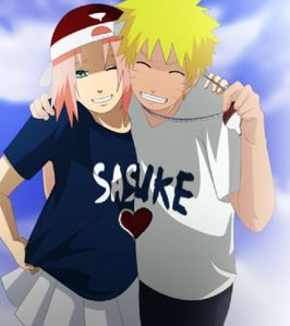  Naruto and Sakura. They're too much like brother and sister! So it would be weird if they end up being a couple...I'd hate that...