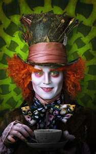 johnny as the mad hatter I think he looks irrestible!!!