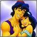  Aladdin and jasmijn are absolutly a great couple they really love each other they do not exchange each other for anything they love each other they spend beautiful moments together my favoriete is a new world they exchange glances of love and bars it shows most of the time