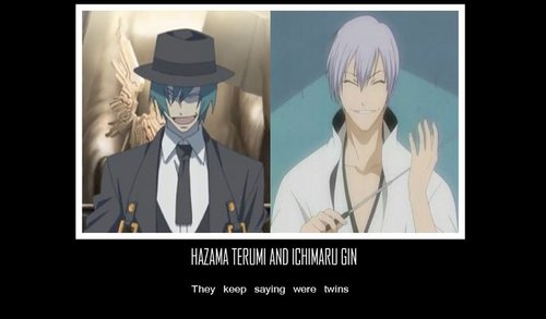  The funny thing is that they both have the same voice actor too. Don't tell me wewe can't see the resemblance.