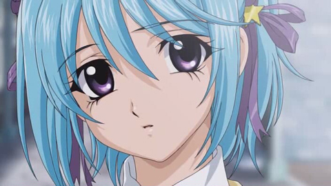  Kurumu Kurono. Staring into her purple eyes is like staring into the ハート, 心 of the universe.