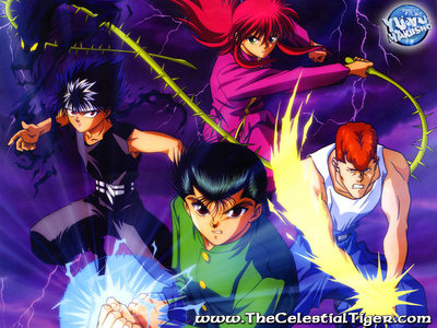  theres a lot of demons and fighting in Yu Yu Hakusho, its really funny to