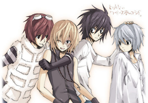  Death Note, because I want to murder Light Imagay and hang out with The Wammy Boys. :) And help L solve cases. :D :3