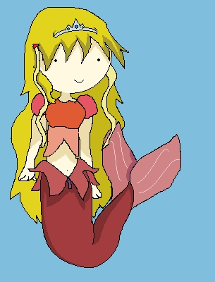  Mermaid Princess!! Here's a pic I made!