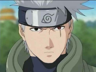 I WOULD TELL HIM NOT TO SMOKE CAUSE ITS BAD FOR HIS HEALTH )= OH YEAH AND THERE IS NO EPISODE WITH KAKASHI TAKING OUT HIS MASK BUT I FOUND A PICTURE KAKASHI WITHOUT A MASK
