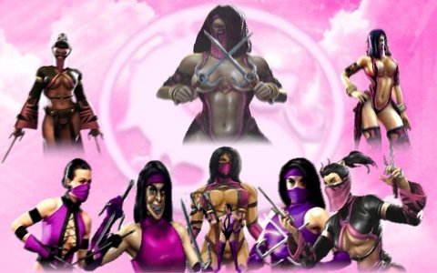  Mileena! I amor her and her VICOUS teeth! :D