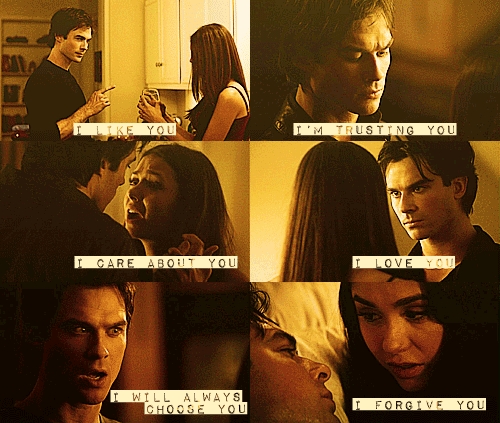  1. 2X08 ROSE 2. Season 2 3. Damon 4. hm, interesting 質問 :D They are meant to be, hm. 5. "I 愛 あなた Elena ..." 6. Rie sinclair - No Way Out 7. Everything :D 8. well No. I dont care about them 9. I liked them after "You must be Elena, Im Damon" but after 1X03 Finale, when he caressed her cheek I was a Shipper :D 10. Stefan + Katherine :D